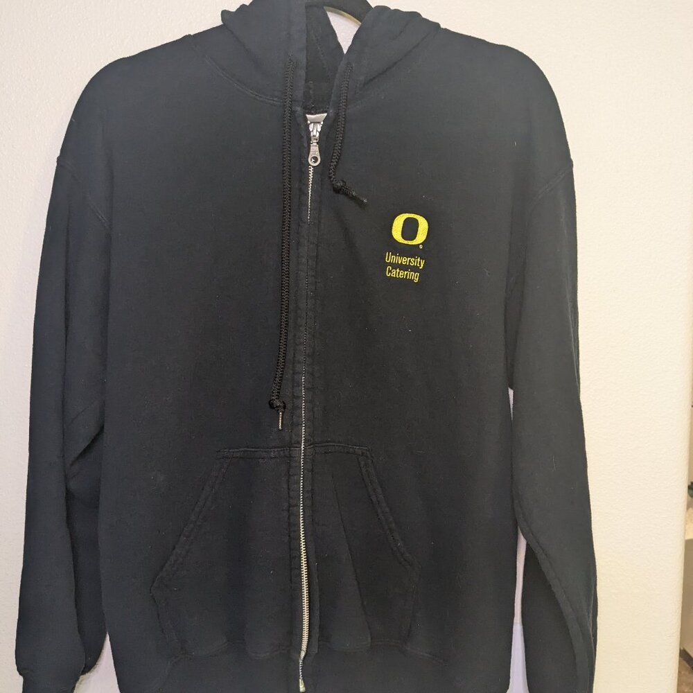 Gildan Unisex Size Medium Heavy Blend Cotton/Polyester Blend Zip-Up UO Catering
